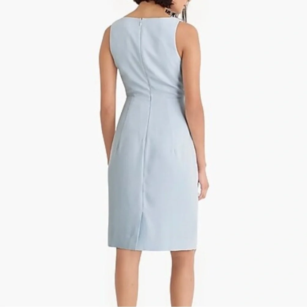 NWT J.Crew 365 Light Powder Blue Side-sash Dress Career Cocktail Event Sz 4 Work